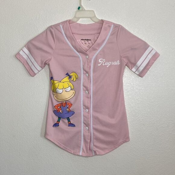 NICKELODEON Pink Rugrats Jersey Size L - Picture 1 of 7